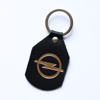 Брелок з логотипом авто "Opel" чорний з позолотою. - Інтернет-магазин спільних покупок ToGether