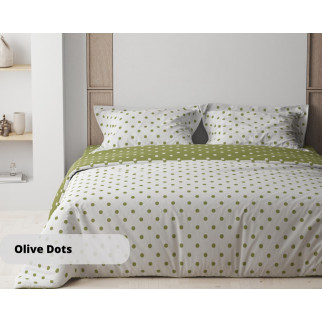 Постільна білизна євро ТЕП Happy Sleep Olive Dots ТЕП 2-03796-25064 200х215 см - Інтернет-магазин спільних покупок ToGether