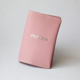 Обкладинка для паспорта "Princess" рожева з посрібленням. - Інтернет-магазин спільних покупок ToGether