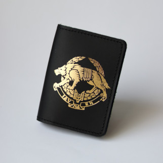 Обкладинка для паспорта "ССО" чорна з позолотою. - Інтернет-магазин спільних покупок ToGether