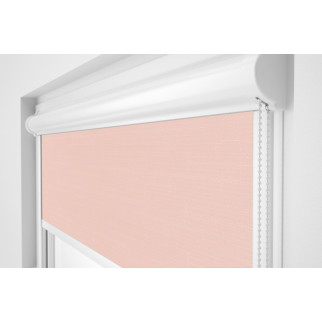 Рулонна штора Rolets Льон 2-2070-1150 115x170 см закритого типу Світло-рожева - Інтернет-магазин спільних покупок ToGether