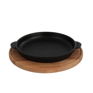 Сковорода чавунна з підставкою Brizoll Horeca H1425-DK 14 см - Інтернет-магазин спільних покупок ToGether