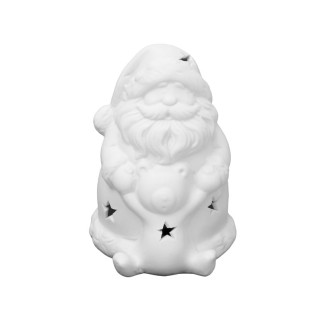 Статуетка декоративна Lefard Дід Мороз з ведмедиком 919-264 11 см - Інтернет-магазин спільних покупок ToGether