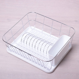 Сушарка для посуду біла Kamille KM-0763D - Інтернет-магазин спільних покупок ToGether