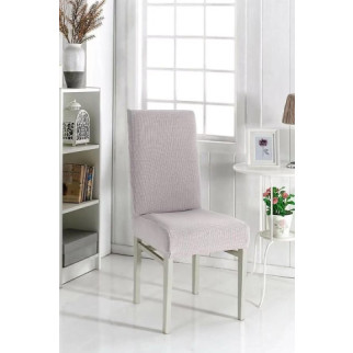 Чохол на стілець універсальний світло-сірий квадратик Evibu Туреччина 50657 - Інтернет-магазин спільних покупок ToGether