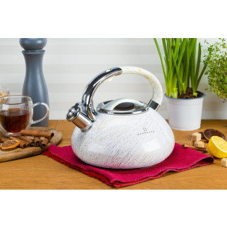 Чайник із свистком Edenberg EB-1900-White 3 л білий - Інтернет-магазин спільних покупок ToGether