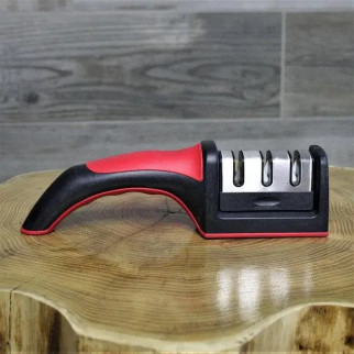 Точилка для ножів Frico FRU-057-Red 20.5х7 см червона - Інтернет-магазин спільних покупок ToGether