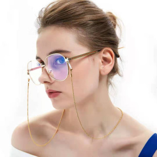 Ланцюжок для окулярів Візерунок 2 9594 70 см золотистий - Інтернет-магазин спільних покупок ToGether