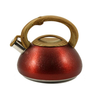 Чайник зі свистком 3 л червоний Zauberg ZB-10-3 84470 - Інтернет-магазин спільних покупок ToGether