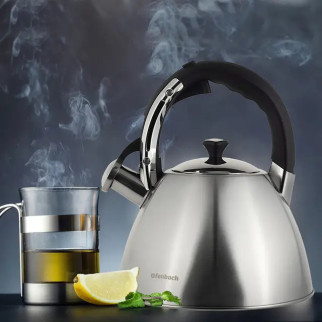 Чайник із свистком Ofenbach KM-100309 4.5 л сріблястий - Інтернет-магазин спільних покупок ToGether