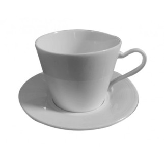 Чашка з блюдцем SNT 13641-01-00 200 мл біла - Інтернет-магазин спільних покупок ToGether