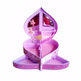 Скринька заводна дитяча BUF-517-D2 15 см фіолетова - Інтернет-магазин спільних покупок ToGether