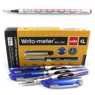 Ручка масл. CL"Writo-meter" 10км, 0,5мм, синяя, ціна за 12шт. // - Інтернет-магазин спільних покупок ToGether