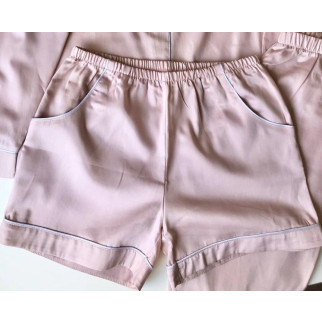 Піжамні шорти з сатину Pearl COSY пильна пудра - Інтернет-магазин спільних покупок ToGether