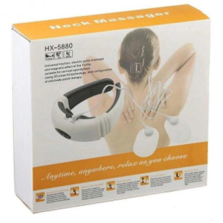 Електромасажер для шиї Neck Massager HX-5880 шийний коміровий вібромасажер - Інтернет-магазин спільних покупок ToGether