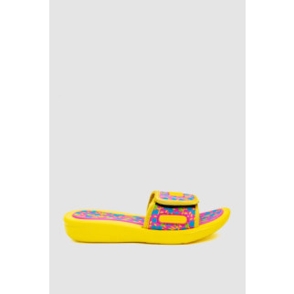 Шльопанці дитячі гумові, колір жовтий, 243R617B-41 - Інтернет-магазин спільних покупок ToGether