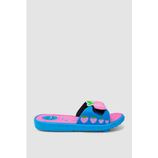 Шльопанці дитячі для дівчаток, колір блакитно-рожевий, 243R6009b-17A - Інтернет-магазин спільних покупок ToGether
