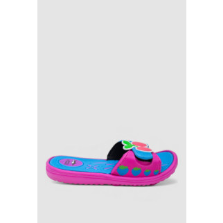 Шльопанці дитячі для дівчаток, колір рожево-блакитний, 243R6009b-17A - Інтернет-магазин спільних покупок ToGether