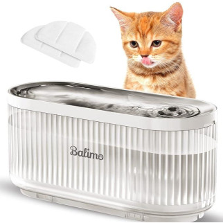 Питний фонтанчик Balimo MEA 3 л для кішок, надтихий автоматичний фонтанчик для котів, розділення води та - Інтернет-магазин спільних покупок ToGether