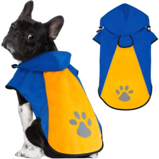 Дощовик для собак Kpuplol — водонепроникний світловідбивний одяг для собак, розмір S - Інтернет-магазин спільних покупок ToGether