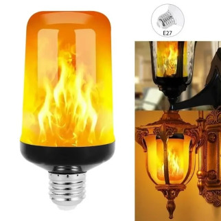 LED-лампа з ефектом полум'я вогню, набір 2 шт., цоколь Е 27 - Інтернет-магазин спільних покупок ToGether