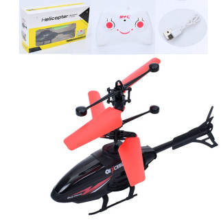 Гелікоптер на радіокеруванні, 18 см, гіроскоп, акумулятор, USB, батарейки, колір в асортименті - Інтернет-магазин спільних покупок ToGether