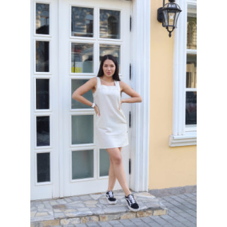 Сукня-сарафан з льону норма  Бежевий 42 - Інтернет-магазин спільних покупок ToGether