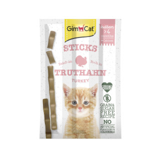 Ласощі для кошенят GimCat Sticks Kitten з індичкою 3 шт - Інтернет-магазин спільних покупок ToGether