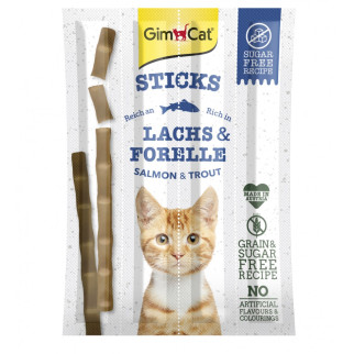 Ласощі для котів GimCat Sticks Salmon and Troute з лососем та фореллю 4 шт - Інтернет-магазин спільних покупок ToGether