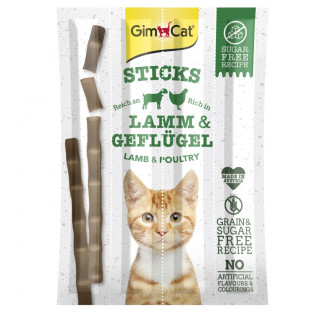 Ласощі для котів GimCat Sticks Lamb and Poultry з ягнятком та птицею 4 шт - Інтернет-магазин спільних покупок ToGether