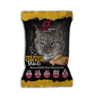 Ласощі для котів Alpha Spirit Free Range Chicken Snacks for Cat з куркою 50 гр - Інтернет-магазин спільних покупок ToGether