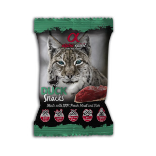 Ласощі для котів Alpha Spirit Duck Snacks for Cat з качкою 50 гр - Інтернет-магазин спільних покупок ToGether