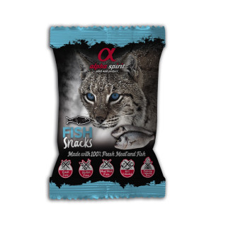 Ласощі для котів Alpha Spirit Fish Snacks for Cats з рибою 50 гр - Інтернет-магазин спільних покупок ToGether