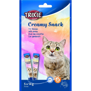 Ласощі для котів Trixie Creamy Snacks з креветками 5 шт х 14 гр - Інтернет-магазин спільних покупок ToGether