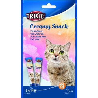 Ласощі для котів Trixie Creamy Snacks з рибою 5 х 14 гр - Інтернет-магазин спільних покупок ToGether