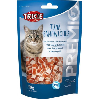 Ласощі для котів Trixie Premio Tuna Sandwiches з тунцем та куркою 50 гр - Інтернет-магазин спільних покупок ToGether