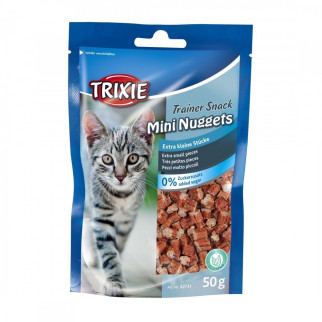 Ласощі для котів Trixie Trainer Snack Mini Nuggets з куркою та рибою 50 гр - Інтернет-магазин спільних покупок ToGether