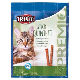 Ласощі для котів Trixie Premio Stick Quintett з птахом та печінкою 5 шт х 5 гр - Інтернет-магазин спільних покупок ToGether