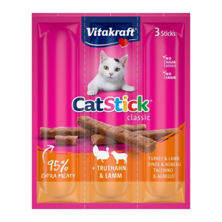Ласощі для котів Vitakraft Sticks з індичкою та ягням, 3 шт х 6 гр - Інтернет-магазин спільних покупок ToGether