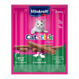 Ласощі для котів Vitakraft Sticks з кроликом та качкою, 3 шт х 6 гр - Інтернет-магазин спільних покупок ToGether