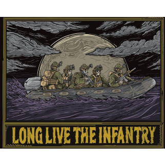 Банер "Long Love The Infantry" 600х900 мм - Інтернет-магазин спільних покупок ToGether