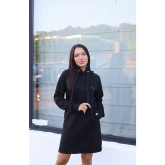 Сукня Худі з начосом НОРМА  Чорний 42 - Інтернет-магазин спільних покупок ToGether