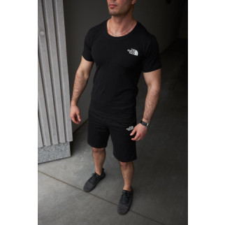 Комплект чоловічий TNF: футболка чорна + шорти чорні - Інтернет-магазин спільних покупок ToGether