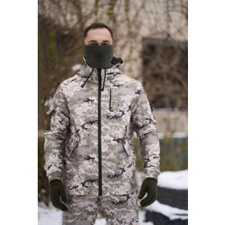 (Такт.) Куртка з флісом Terra Hot світлий піксель - Інтернет-магазин спільних покупок ToGether