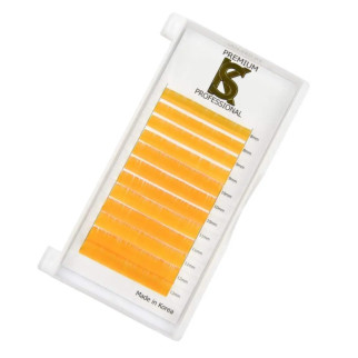 Вії для нарощування SK Premium Professional помаранчеві мікс 8-12 мм; вигини C, CC, D; товщина 0.10 мм - Інтернет-магазин спільних покупок ToGether
