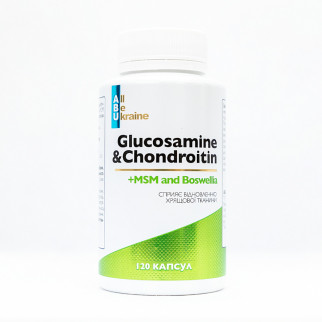 Комплекс для суглобів Glucosamine&Chondroitin ABU, 120 капсул - Інтернет-магазин спільних покупок ToGether