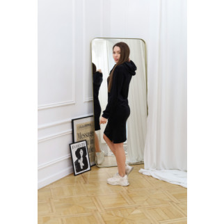 Жіноча велюрова сукня  Чорний 42 - Інтернет-магазин спільних покупок ToGether