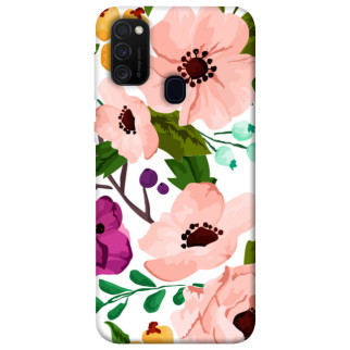 Чохол itsPrint Акварельні квіти для Samsung Galaxy M30s / M21 - Інтернет-магазин спільних покупок ToGether