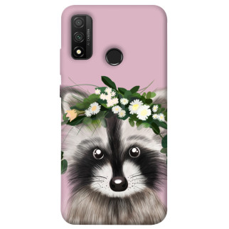 Чохол itsPrint Raccoon in flowers для Huawei P Smart (2020) - Інтернет-магазин спільних покупок ToGether