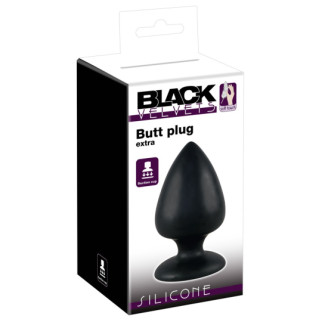 Анальна пробка — Black Velvets Butt Plug Extra 18+ - Інтернет-магазин спільних покупок ToGether